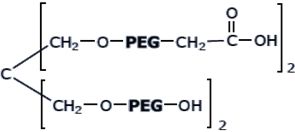 (HO)2-4ARMPEG-(COOH)2 聚乙二醇衍生物/修饰剂