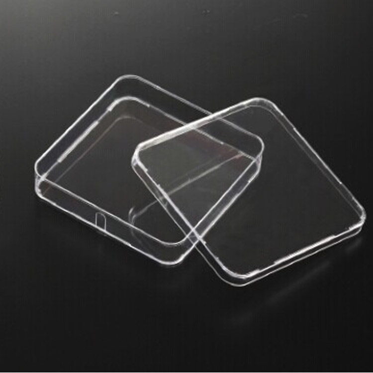 130mm*130mm一次性细胞培养皿 13cm*13cm塑料方形细胞培养皿