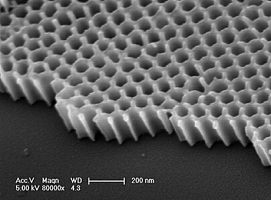 超薄转移AAO膜 孔间距100-110 nm