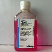 Lonza EBM-2 Basal Medium 500ml 内皮细胞基础培养基