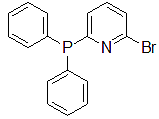2-bromo-6-diphenylphosphanylpyridine