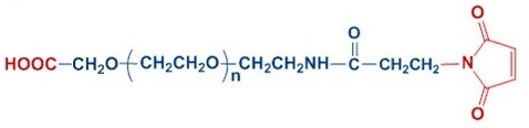 COOH-PEG-MAL 羧酸聚乙二醇 马来酰亚胺 Carboxymethyl-PEG -Maleimide
