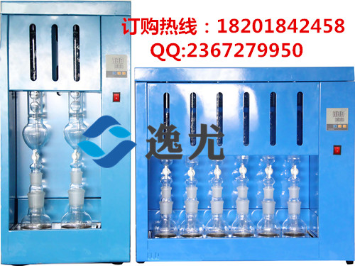 上海逸尤BSXT-02两联索氏提取器脂肪抽取器提取瓶容积：500ml/个