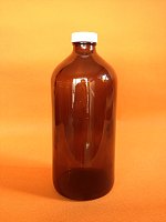 莱伯斯供应1000ml棕色窄口试剂瓶化工瓶液体瓶实验瓶