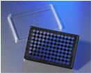 Corning® 96孔黑色/透明圆底球形微孔板，超低吸附表面，带盖，无菌