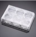 6孔TC处理聚苯乙烯细胞小室适配板，含盖，无菌，1块/包，50块/箱