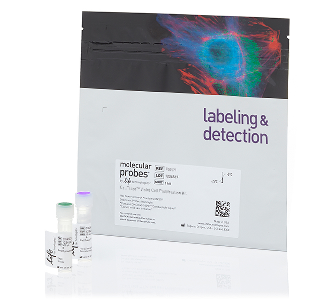 CellTrace™ Violet Cell Proliferation Kit, for flow cytometry