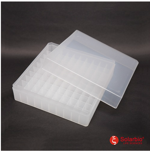 81孔塑料冻存盒（适用于1.8-2ml冻存管）