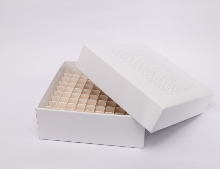 81孔纸质冻存盒（适用于1.8-2ml冻存管）
