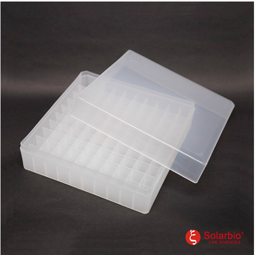 100孔塑料冻存盒（适用于1.8-2ml冻存管）