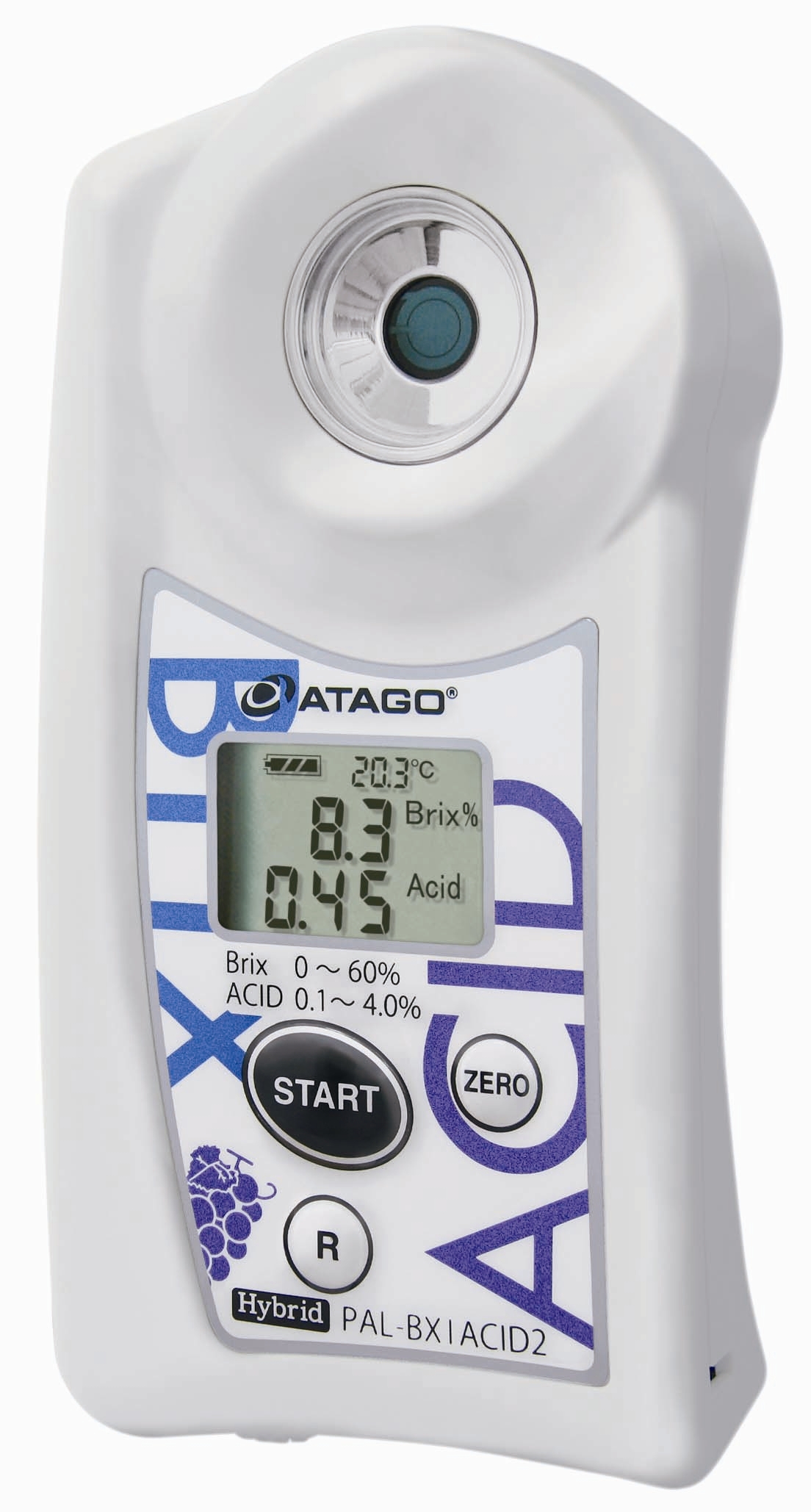 日本ATAGO爱拓迷你数显折射计 糖酸一体机PAL-BX/ACID2测酒石酸类