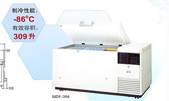 SANYO MDF-394  超低温冰箱（卧式） -86℃