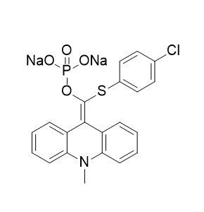 9-（4’-氯苯硫代磷酰氧亚甲基）-10-甲基-9,10-二氢化吖啶二钠盐 193884-53-6 APS-5