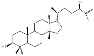 3β-乙酰氧基-7,25-甘遂二烯-24(R)-醇 3β-acetoxy-eupha- 7,25-dien-24(R)-ol