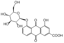 大黄酸-8-O-β-D-葡萄糖苷 Rhein-8-O-β-D-glucopyranoside