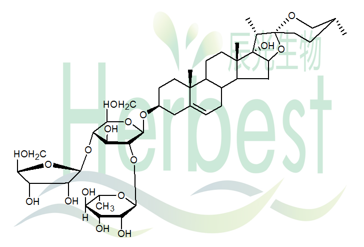 81917-50-2重楼皂苷H对照品Polyphyllin H|宝鸡辰光