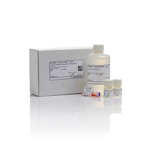 Qubit® dsDNA HS Assay Kit, for use with the Qubit® 2.0 Fluorometer (500 assays)