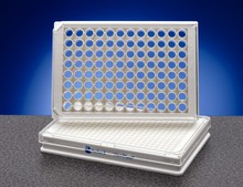 ViewPlate-96;White, Clear bottom, TC-treated;白色 , 底透 , 平底 , 表面细胞培养处理 , 已灭菌 , 含盖 , 96 孔板