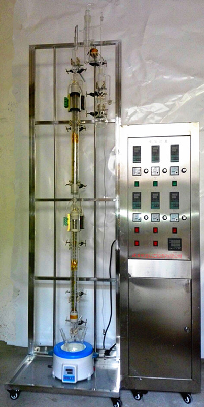 高校实验室玻璃精馏塔实验装置
