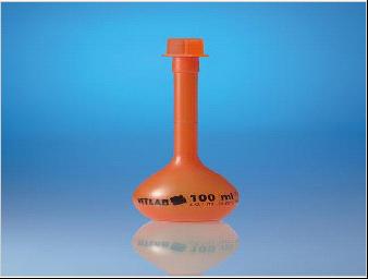 VITLAB PMP材质A级橙色容量瓶 50ml