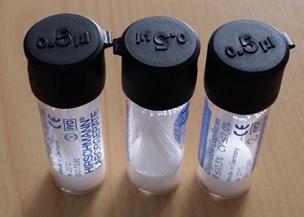 Hirschmann点样毛细管0.5ul 货号9000100