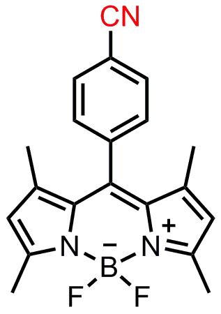 BODIPYs: Boron, [4-[(3,5-dimethyl-1H-pyrrol-2-yl-κN)(3,5-dimethyl-2H-pyrrol-2-ylidene-κN)methyl]benzonitrilato]difluoro-, (T-4)-