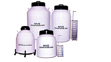 MVE液氮罐Cryosystem750（标配6个方提桶）