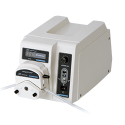 精密蠕动泵BT600-2J/YZⅡ15 实验室使用，转速和流量高于BT100-2J。转速手动调节，也可通过外控接口进行控制