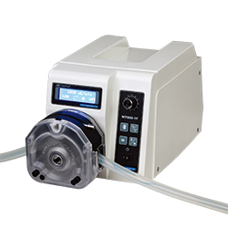 直流无刷电机蠕动泵WT600-1F 实验室及小批量生产使用，该蠕动泵使用直流无刷电机，适合泵头串联
