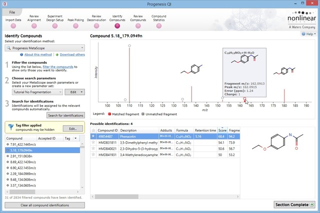 Progenesis QI LC/MS数据分析软件 - 用于