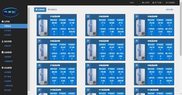 实验室设备环境温湿度气体浓度电压电流监测系统温湿度记录仪，准