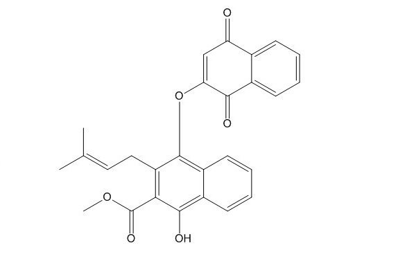 钩毛茜草聚萘醌C（132242-52-5）
